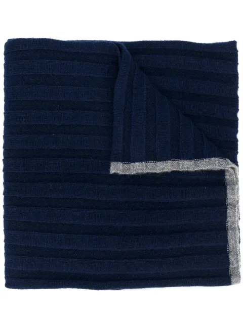Brunello Cucinelli wide rib scarf