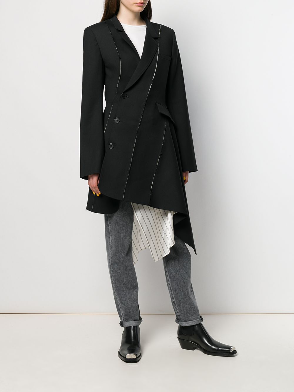 Shop Monse deconstructed slashed jacket with Express Delivery - FARFETCH