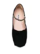 Miu Miu crystal-embellished ballerina flats