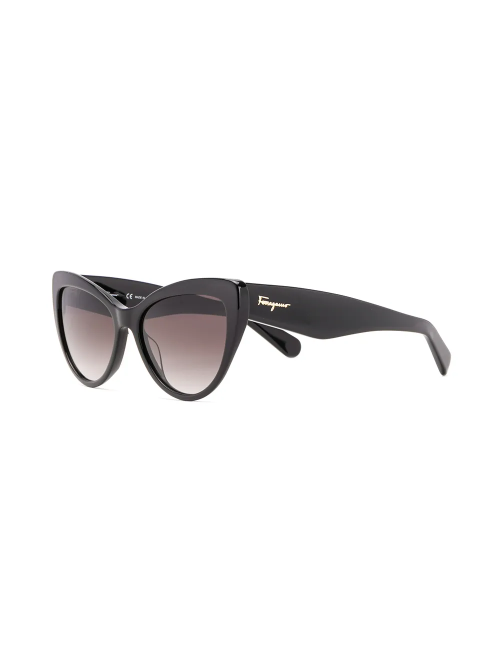  Ferragamo Eyewear Cat Eye Sonnenbrille   Schwarz 