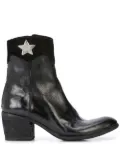 Madison.Maison star detail ankle boots - Black