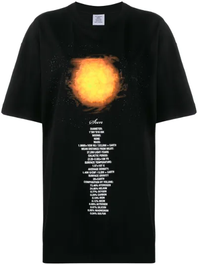 oversized Sun T-shirt | VETEMENTS 
