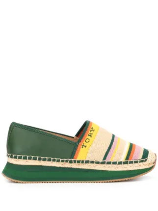 tory burch striped espadrilles