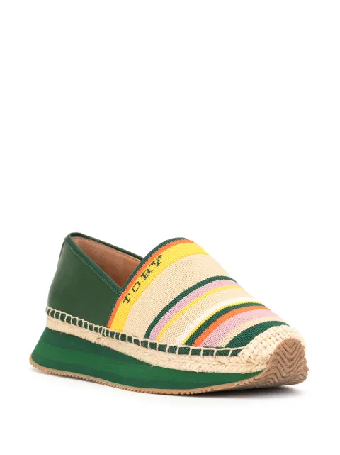 tory burch striped espadrilles