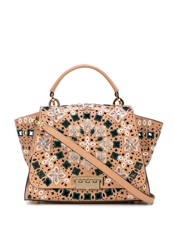 zac posen floral bag