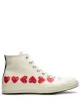 Image 1 of COMME DES GARÇONS PLAY X CONVERSE x Comme des Garçons PLAY Chuck 70 Hi "Multi Hearts" sneakers