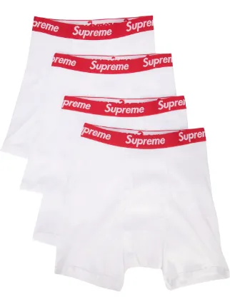 100% Authentic Supreme x Hanes Underwear Lable Boxer Briefs (1