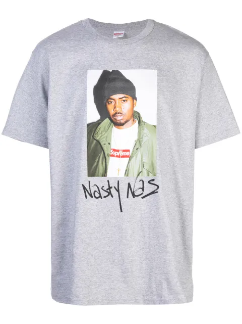 Supreme playera con estampado gráfico