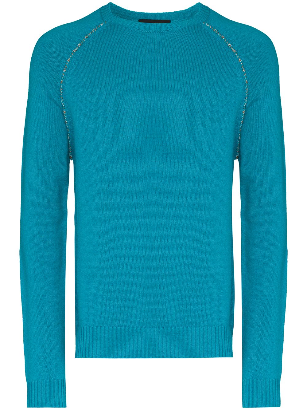 фото Alanui embroidered elbow patch jumper