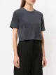 Venroy Terry Towel cropped T-Shirt