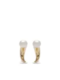 TASAKI 18kt yellow gold Danger Horn pearl earrings