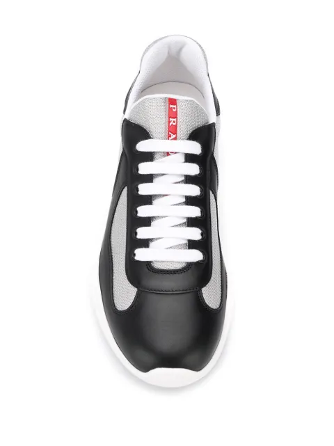 prada panelled low top sneakers