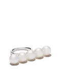 TASAKI 18kt white gold Balance signature ring - Silver