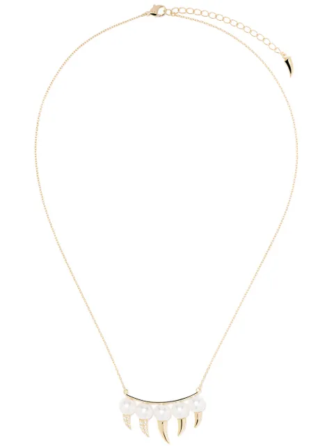 TASAKI collar danger fang con diamantes en oro amarillo de 18kt