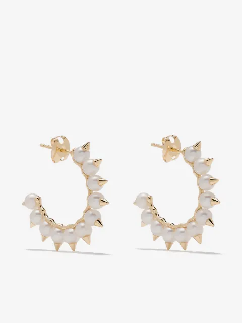 TASAKI 18kt yellow gold Danger Tribe earrings