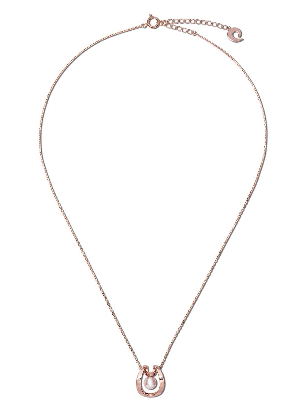 TASAKI 18KT ROSE GOLD AURORA AKOYA PEARL PENDANT