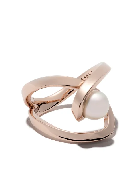 TASAKI 18kt rose gold TASAKI Atelier Aurora Akoya pearl ring