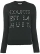 الصورة 1 من Saint Laurent كنزة إينتارسيا بشعار
