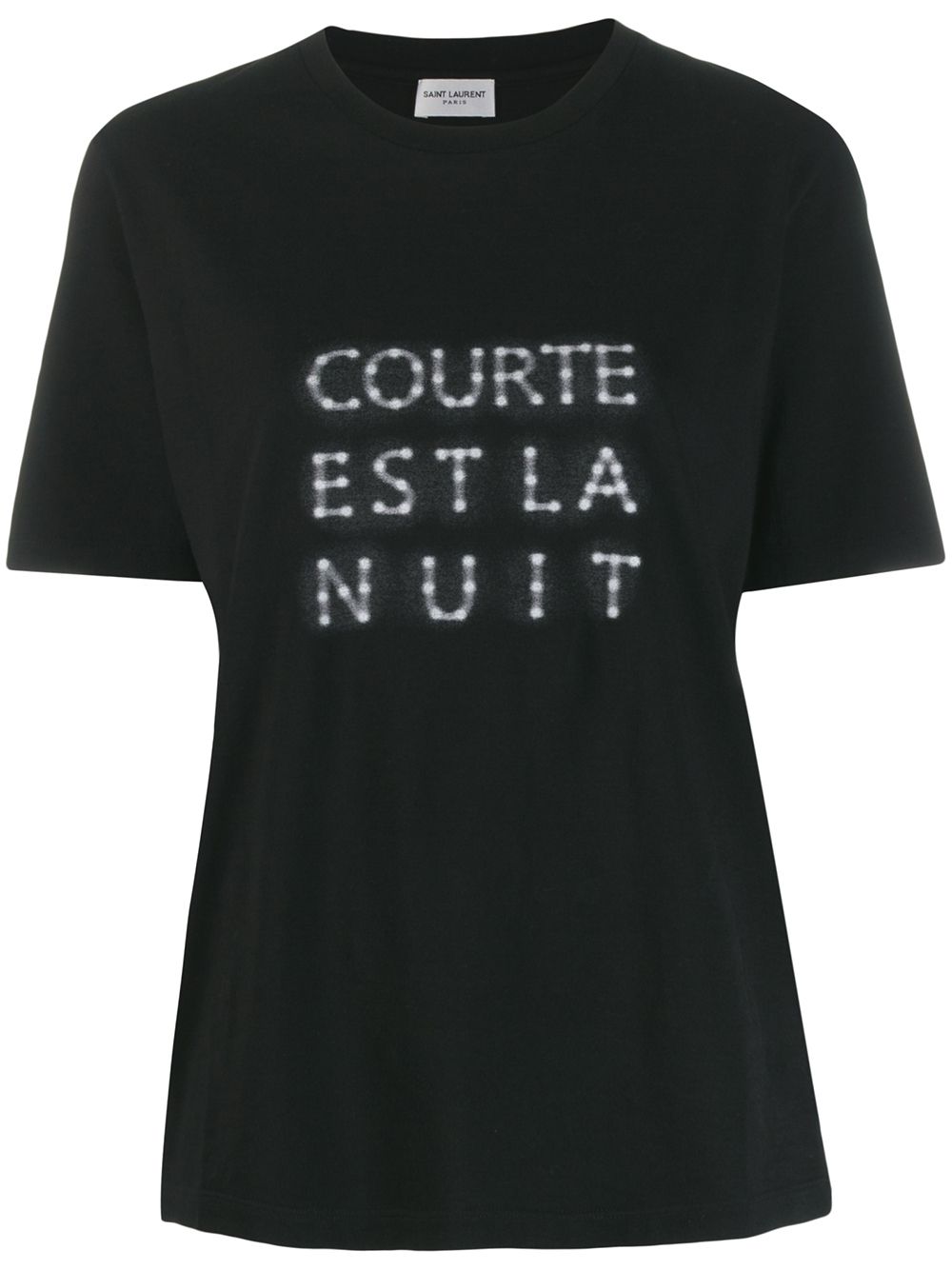 фото Saint laurent футболка courte est la nuit