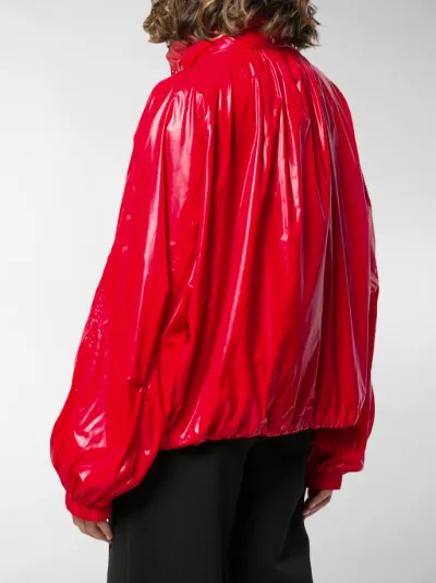 Givenchy padded rain jacket red | MODES