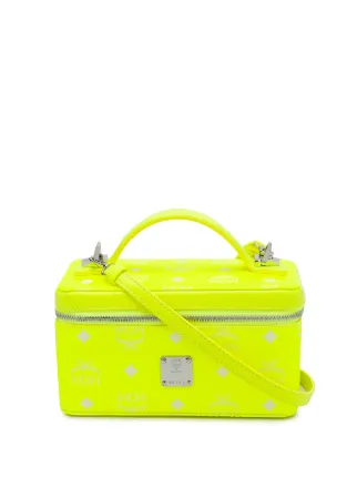 neon mcm backpack
