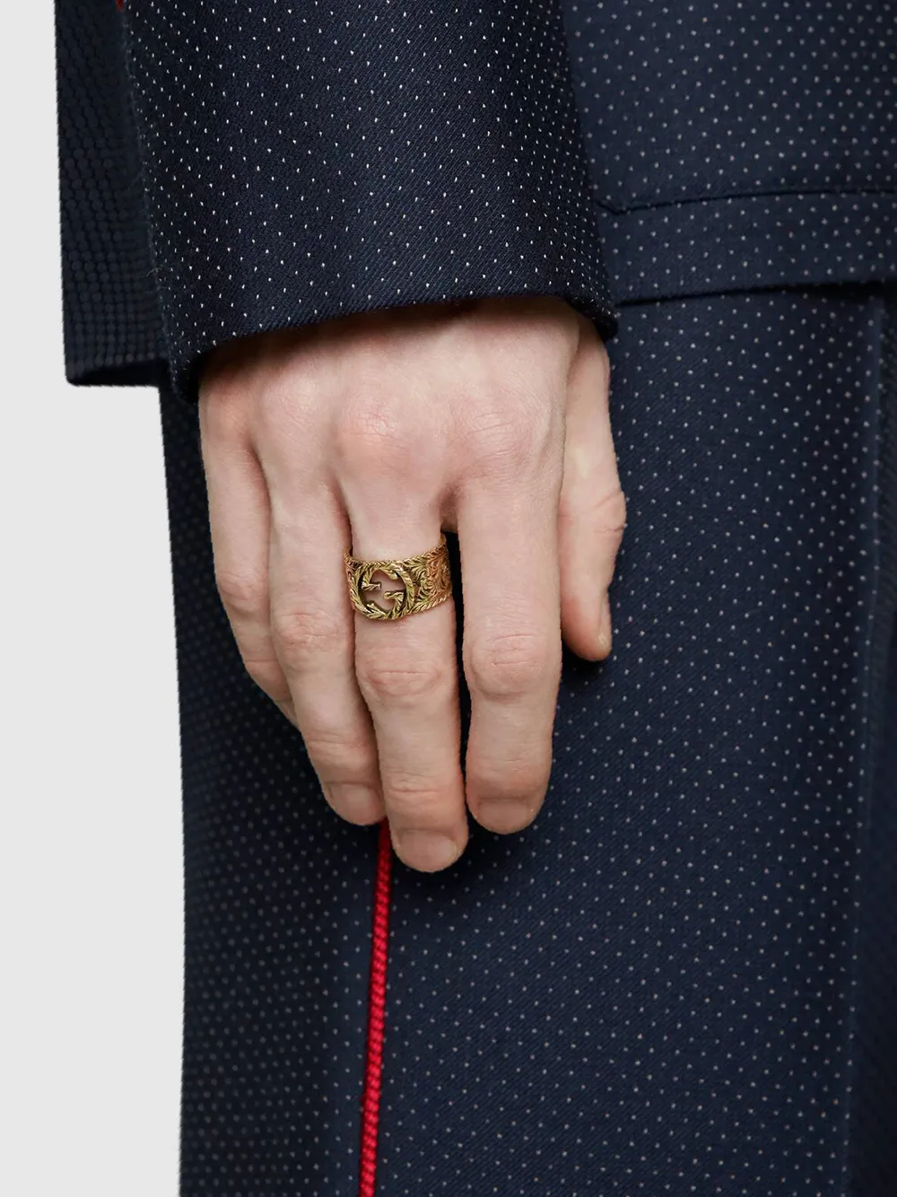interlocking g ring gucci