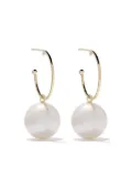 Wouters & Hendrix Gold 18kt yellow gold Hoop Pearl earrings