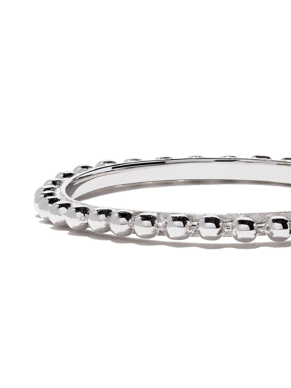 Shop Wouters & Hendrix Gold 18kt White Gold Ball Chain Ring