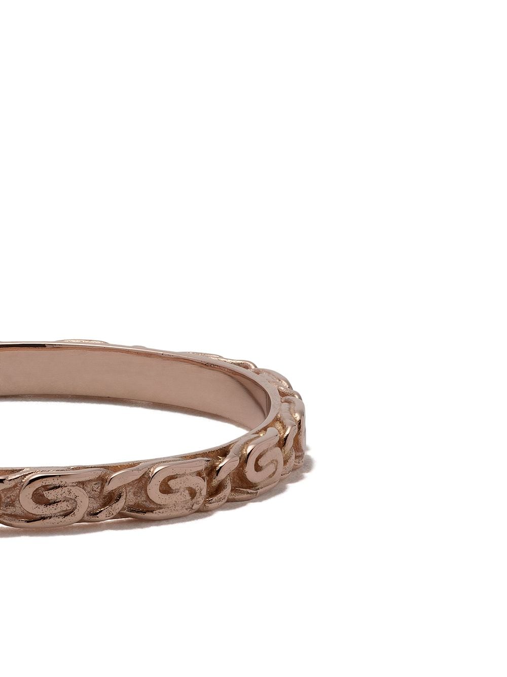 фото Wouters & hendrix gold кольцо snail diamond chain из розового золота