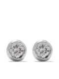 Wouters & Hendrix Gold 18kt gold diamond stud earrings - WHITE GOLD