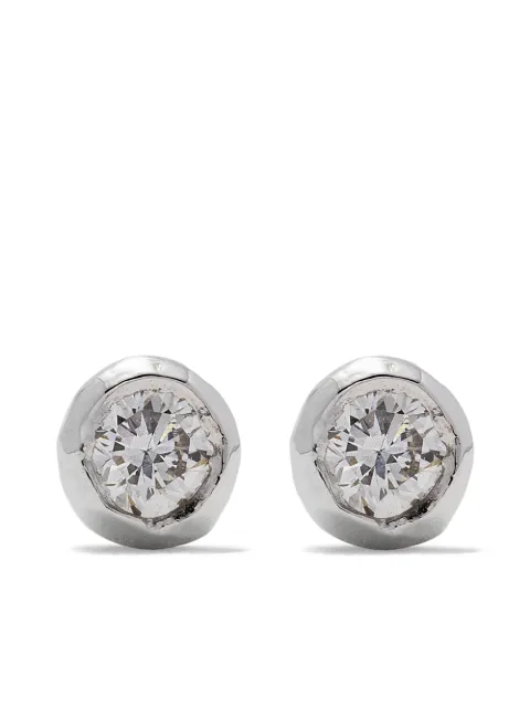 Wouters & Hendrix Gold 18kt gold diamond stud earrings