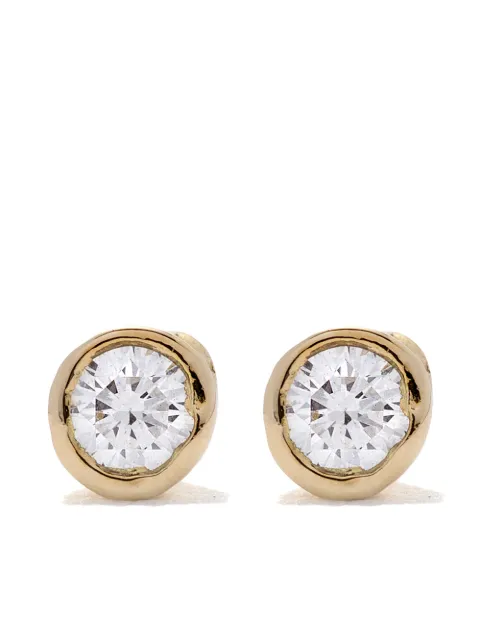 Wouters & Hendrix Gold 18kt diamond stud earrings