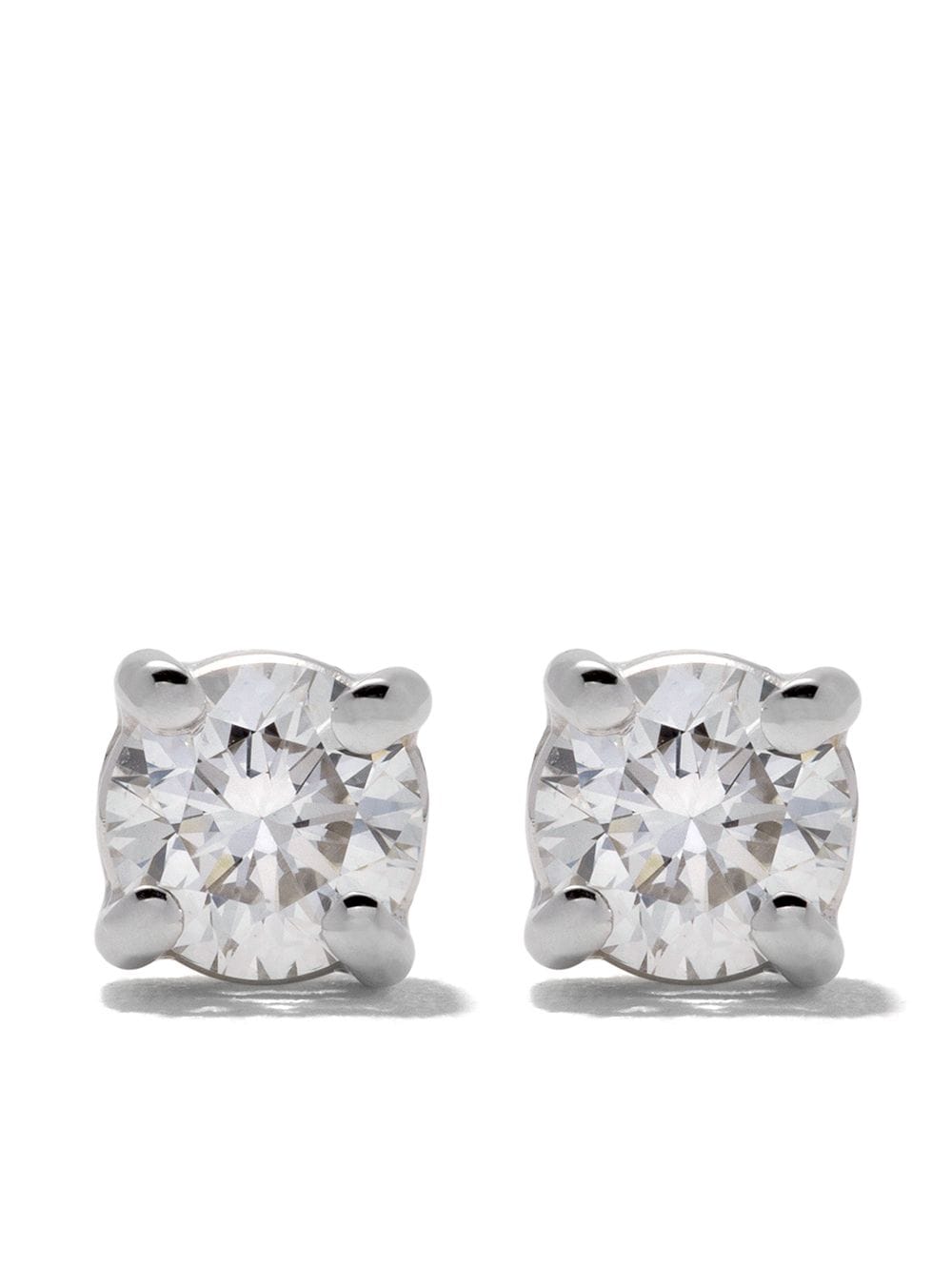 18kt gold diamond stud earrings