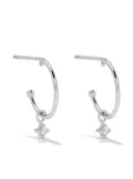 Wouters & Hendrix Gold 18kt gold diamond hoop earrings - Silver