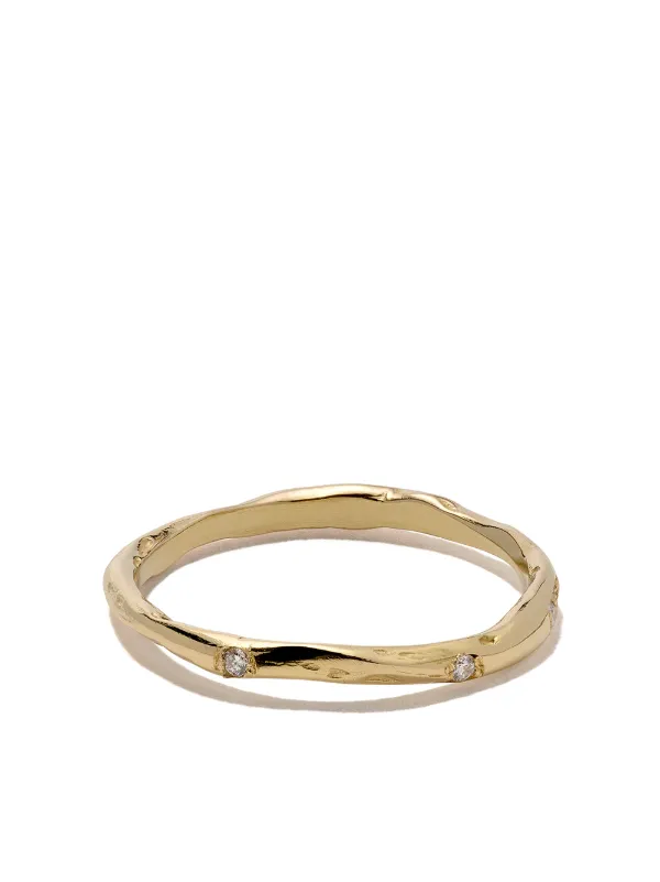WOUTERS & HENDRIX リング Wouters & Hendrix organic ring with quartz