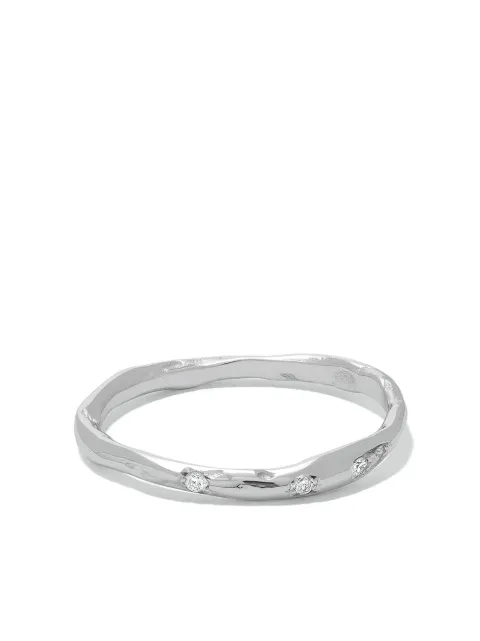 Wouters & Hendrix Gold 18kt Weißgoldring mit Diamanten