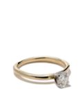 Wouters & Hendrix Gold 18kt yellow and white gold Diamond ring