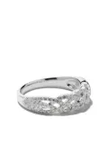 Wouters & Hendrix Gold 18kt white gold Braided Diamond ring - Silver