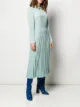 RED Valentino vestido plisado