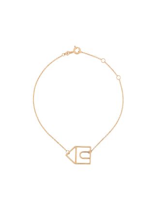 Aliita 9kt Gold House Charm Bracelet | Gold | FARFETCH