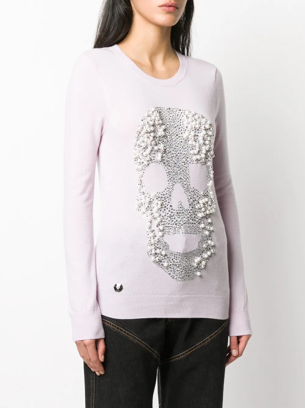  Philipp Plein Pull à Ornements - Rose 