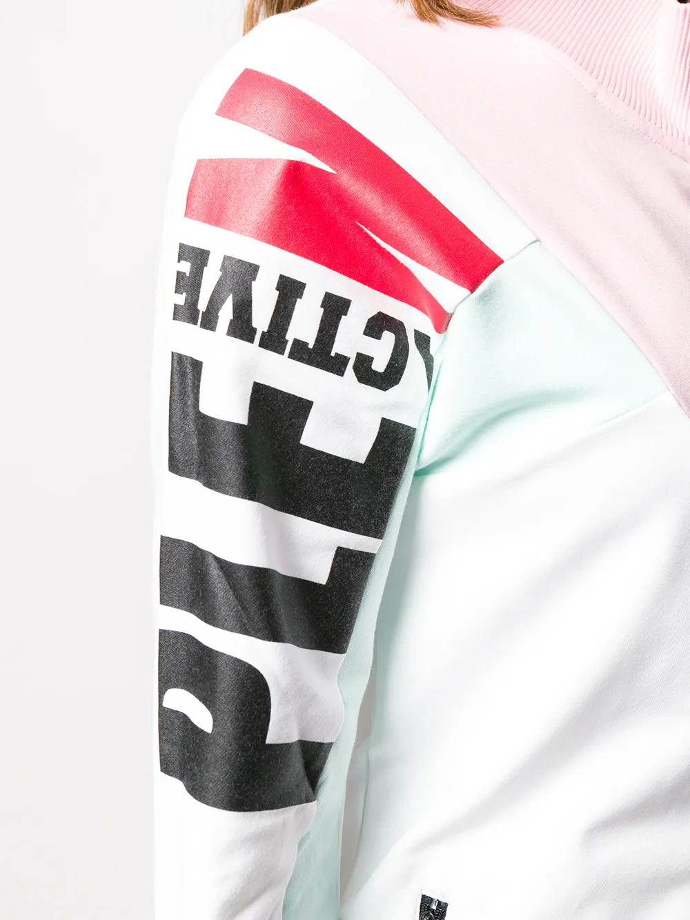 фото Philipp plein спортивная куртка с геометрическим принтом