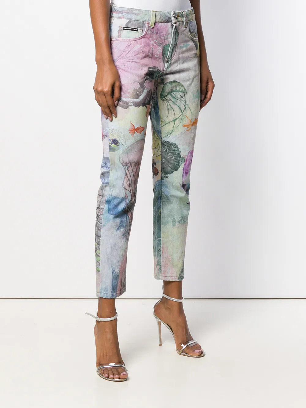 Philipp Plein Underwater jeans Blauw
