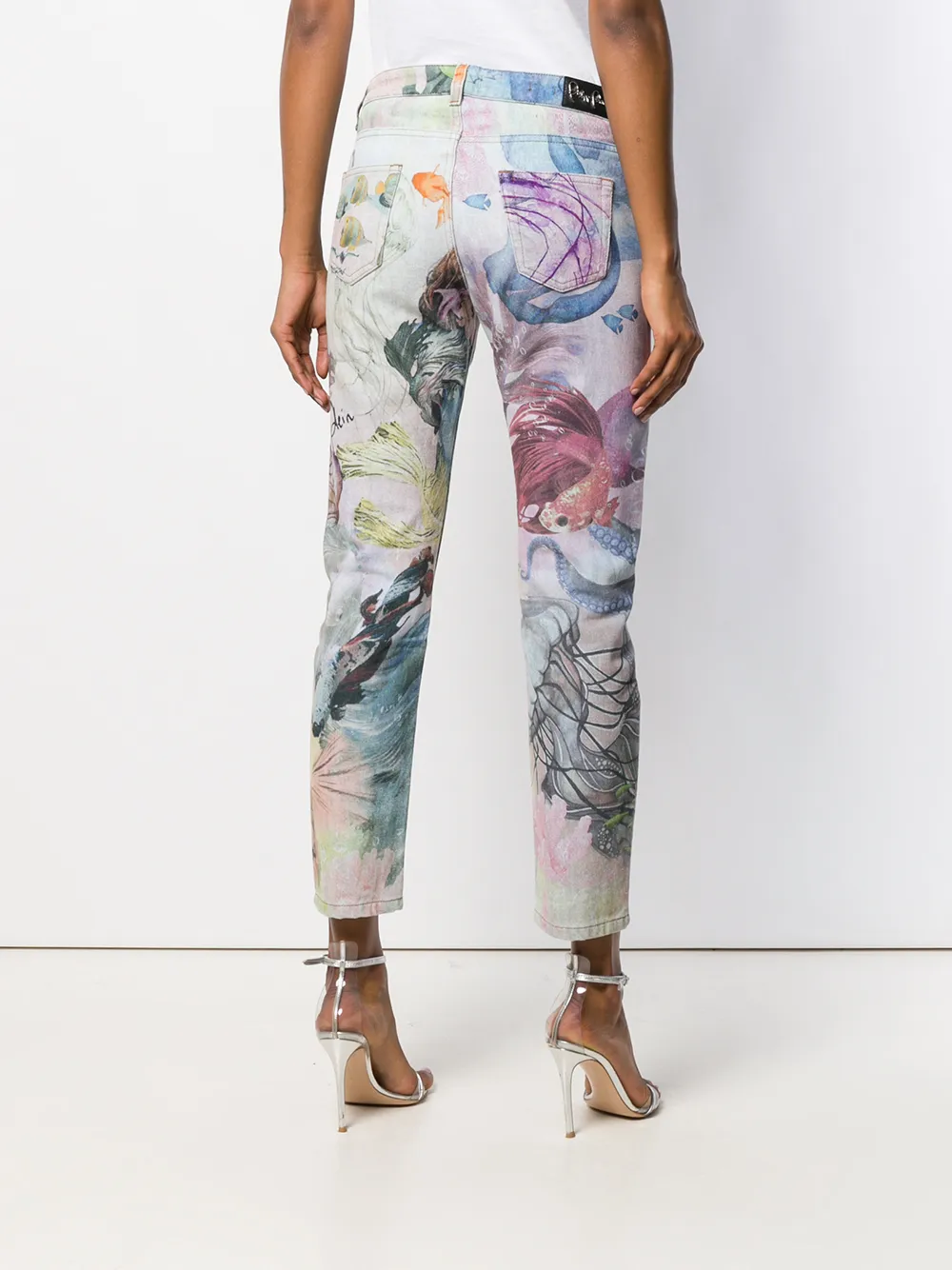 Philipp Plein Underwater jeans Blauw