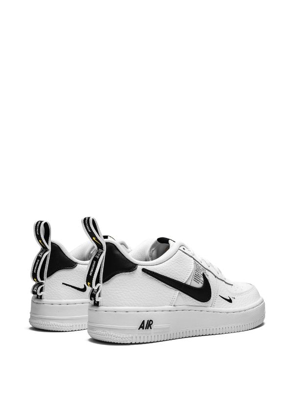 Nike Kid's Air Force 1 LV8 Utility Shoes - Black / White — Just For Sports