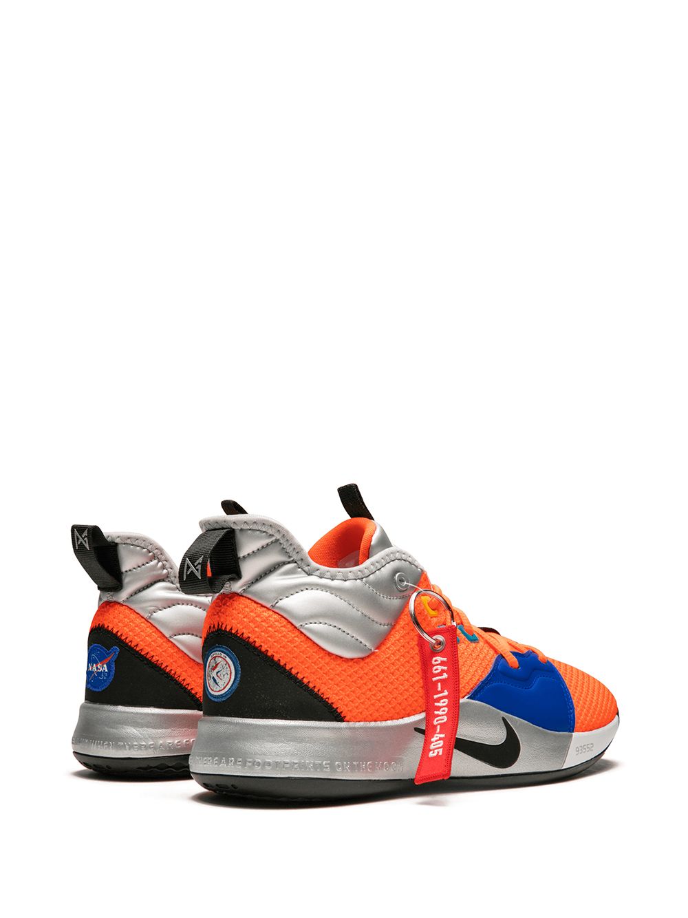 Shop Nike Pg 3 "nasa" Sneakers In Orange