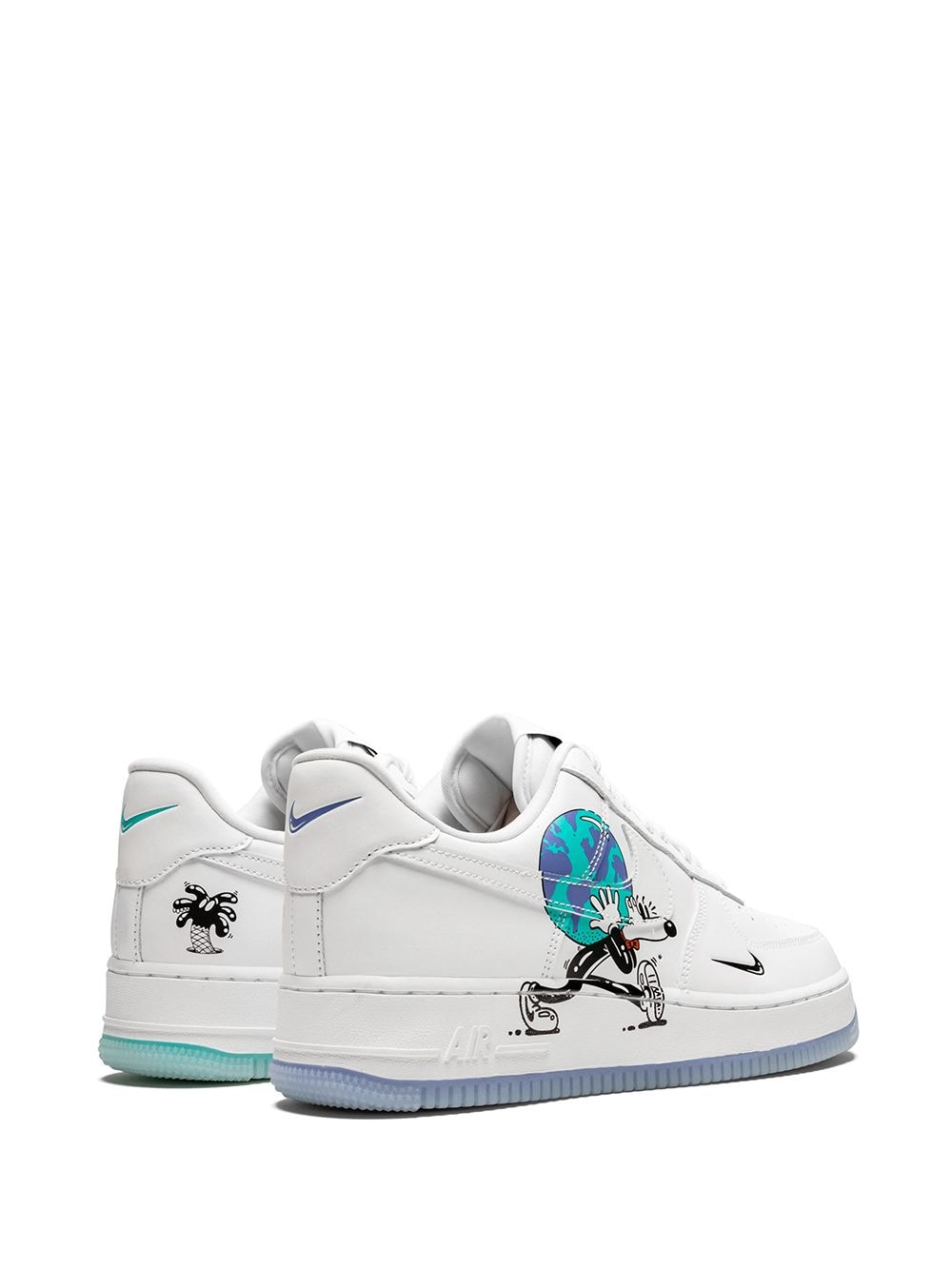 Nike Air Force 1 Flyleather QS Earth Day Sneakers - Farfetch