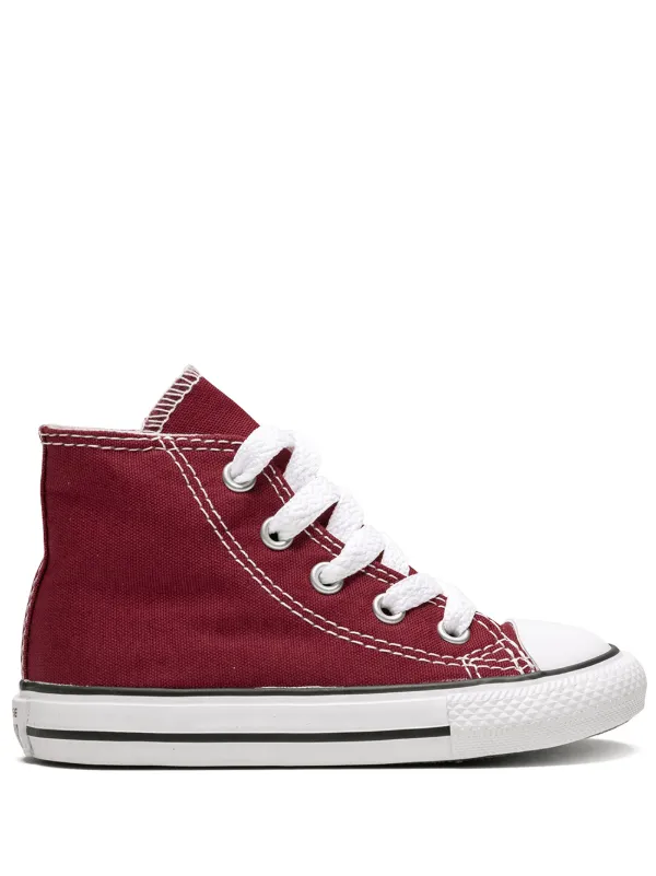 maroon converse kids