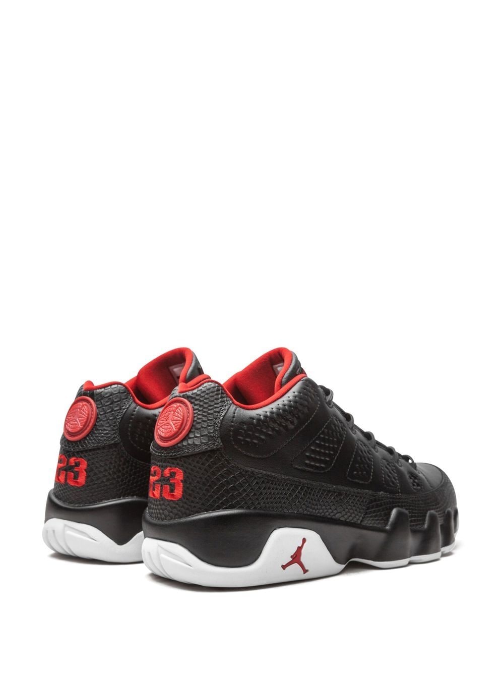 Shop Jordan Air  9 Retro Low Sneakers In Black