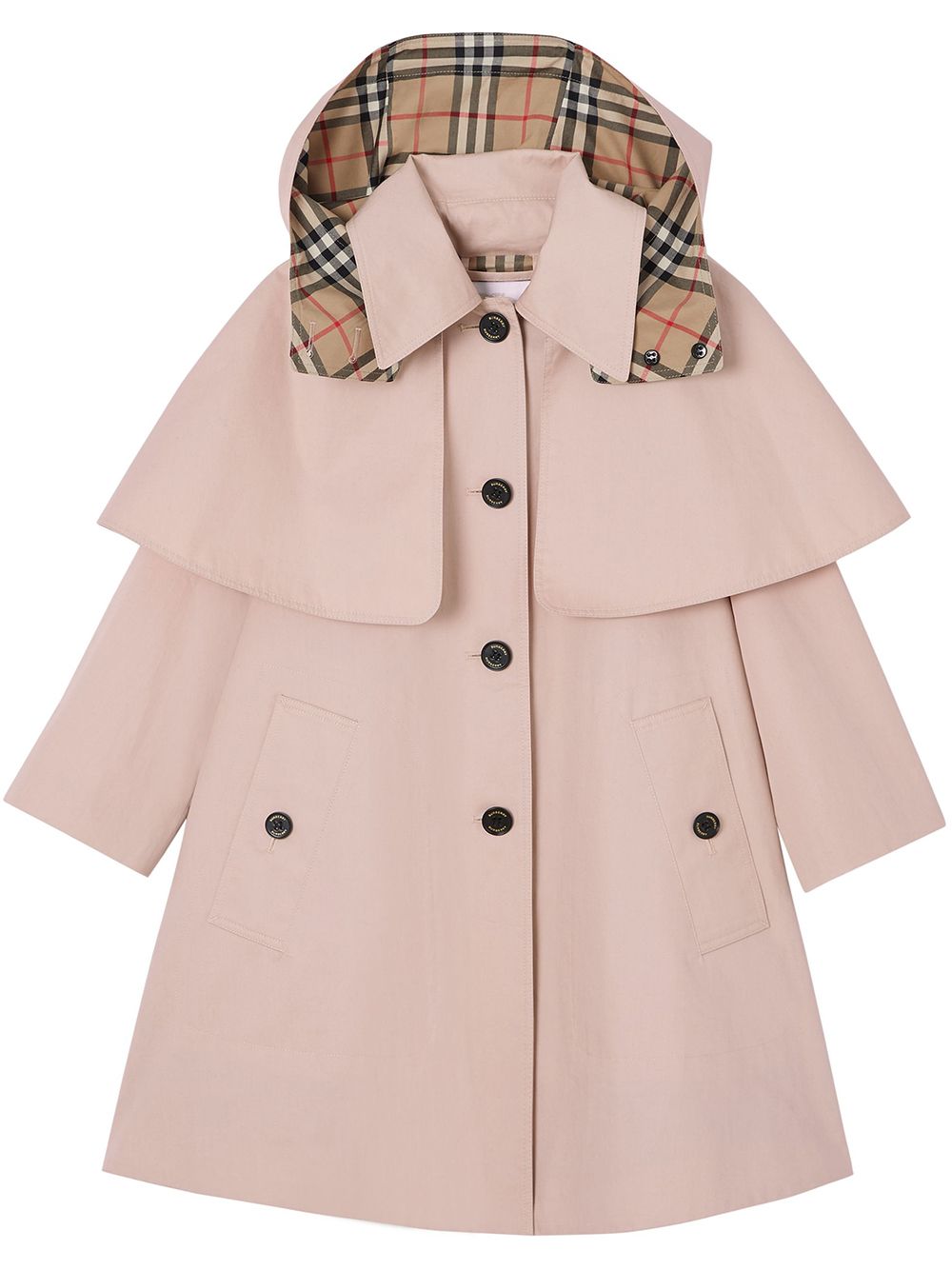 Burberry Kids Detachable Hood 